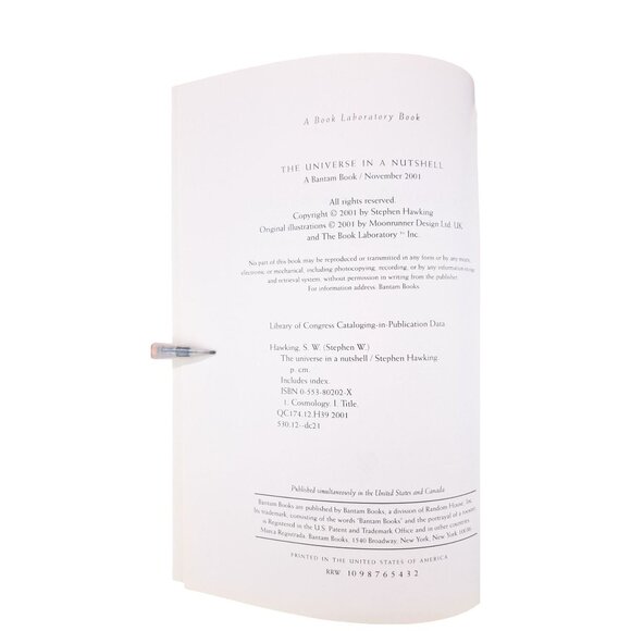 The Universe In A Nutshell Stephen Hawking Hardcover Book With Dustcover 2001 - Picture 3 of 16